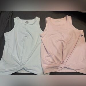 NWOT Abercrombie Kids YPB Light Blue and Pink Tank Tops size 15/16